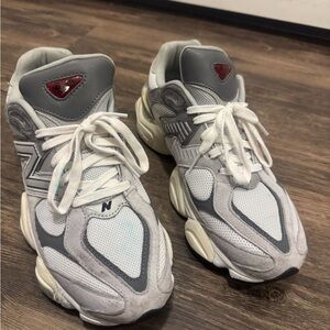 New Balance 9060 Gray and White 10.5